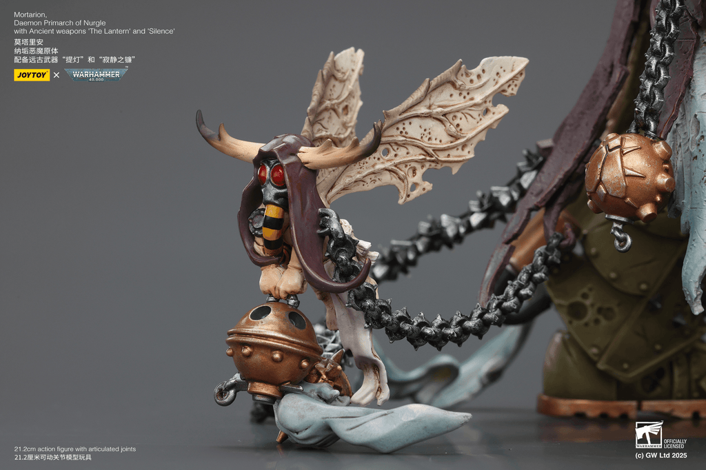 Mortarion， Daemon Primarch of Nurgle with Ancient weapons‘The Lantern' and ‘Silence'