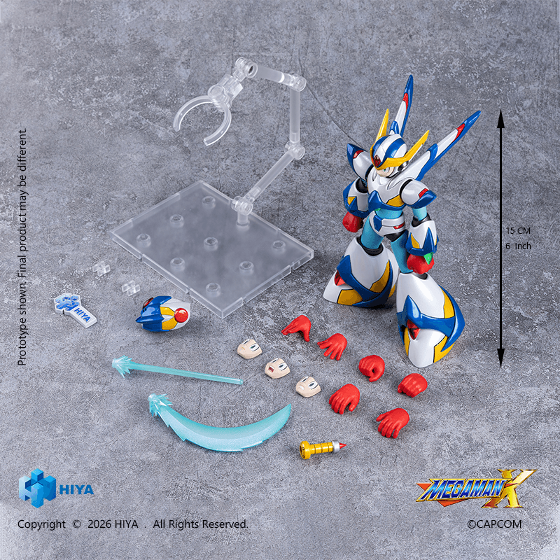 None Scale 6 Inch Mega Man X series X Falcon Armor Version Action Figure