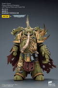 Death Guard Plague Marine Champion with Plasma Pistol and Power Fist