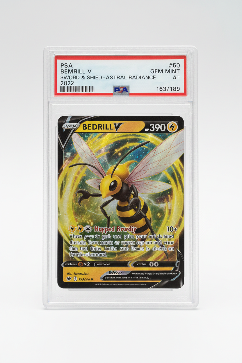 FA/BEEDRILL V ASTRAL RADIANCE 2022 POKEMON SWORD & SHIELD ASTRAL RADIANCE PSA GEM MT 10