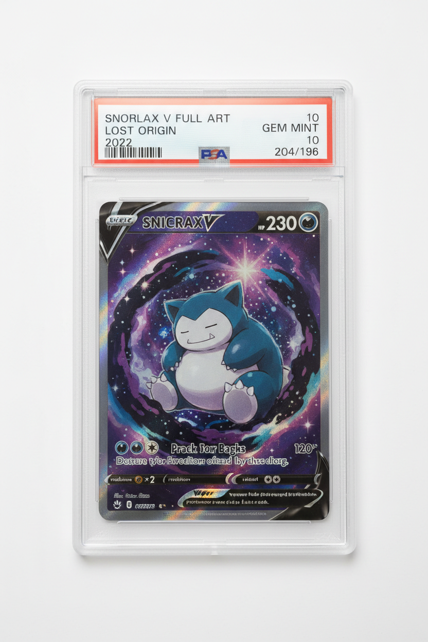 FA/SNORLAX LOST ORIGIN 2022 POKEMON SWORD & SHIELD LOST ORIGIN PSA GEM MT 10
