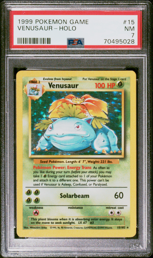 PSA 7 VENUSAUR-HOLO