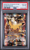 PSA 6 FA/PIKACHU EX PROMO-RED & BLUE COLL.