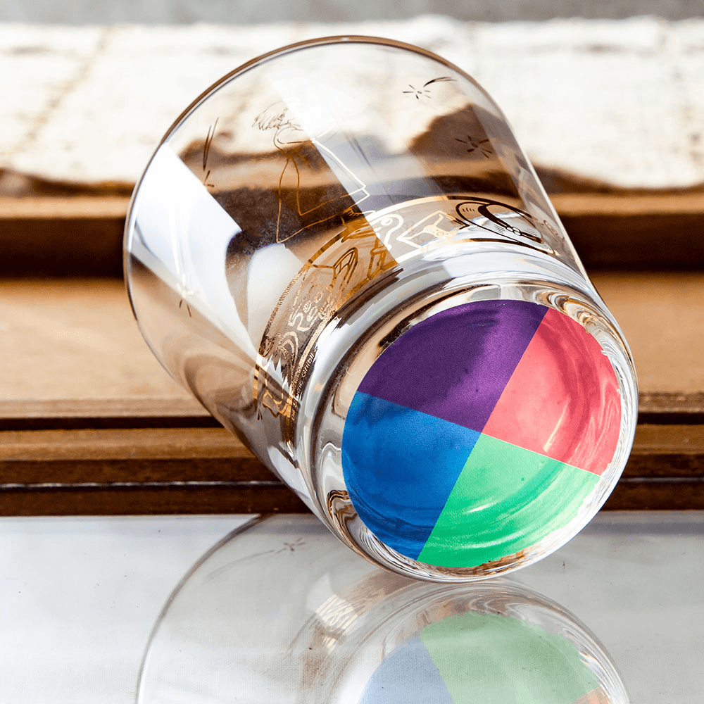 Overlapping Encounters - Magic Color Disk Designed Glass "Howl's Moving Castle" (Box/3)