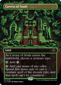 FOIL Cavern of Souls (0410f) (Borderless) (LCI-410F) - The Lost Caverns of Ixalan - Magic The Gathering