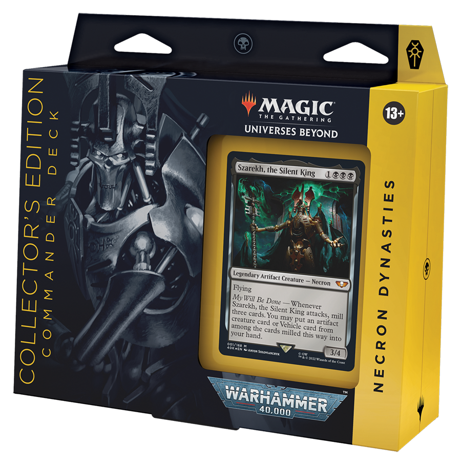 Universes Beyond: Warhammer 40.000 – Commander-Deck (Necron-Dynastien – Collector’s Edition)