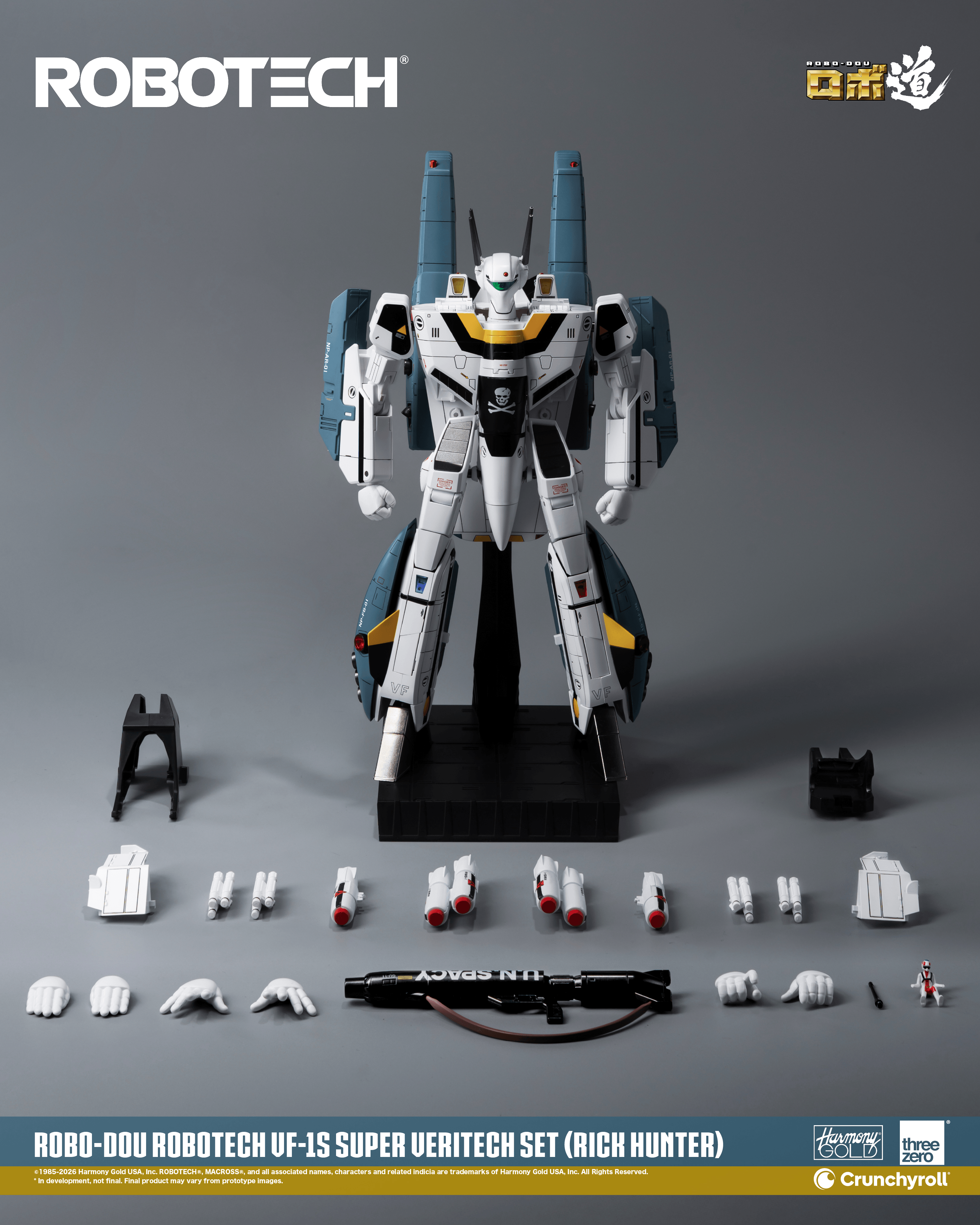 ROBO-DOU ROBOTECH VF‐1S Super Veritech Set (RICK HUNTER)