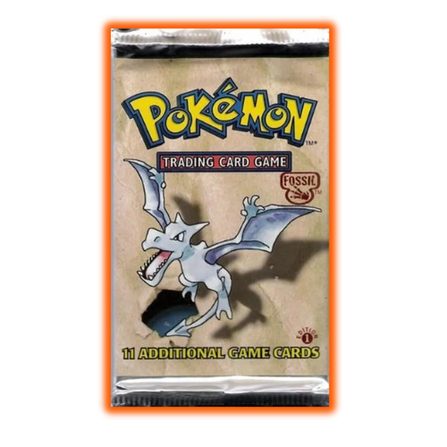 Fossil 1st Edition Booster Pack Box Fresh