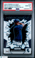 2024 Panini Prizm LIV Prizm Break Bryson Dechambeau #12 White Mojo PSA 10 /36