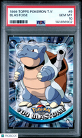 1999 Topps Pokemon TV Blastoise #9 PSA 10