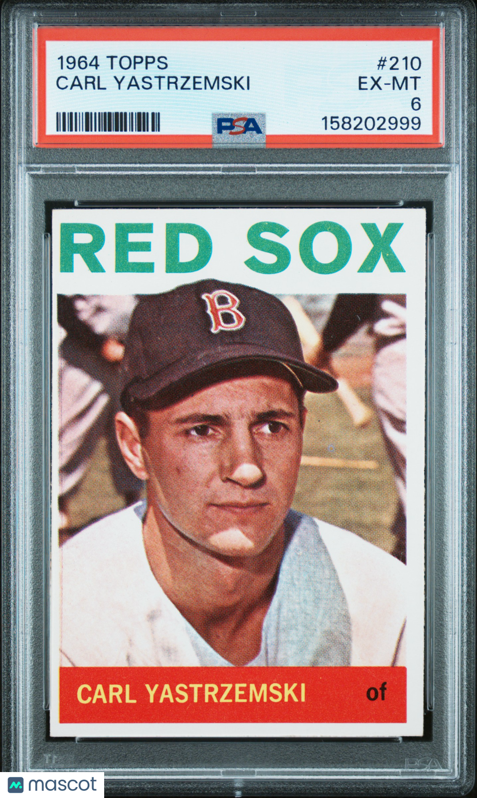 1964 Topps Carl Yastrzemski #210 PSA 6