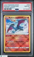 2023 Pokemon Sword And Shield Crown Zenith Radiant Charizard PSA 10 #020