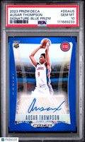 2023 Panini Prizm Deca Signatures Ausar Thompson #DSAUS Blue PSA 10 Auto /49