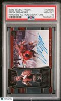 2022 Panini Select WWE Ringside Action Bron Breakker #RABBK PSA 10 Auto