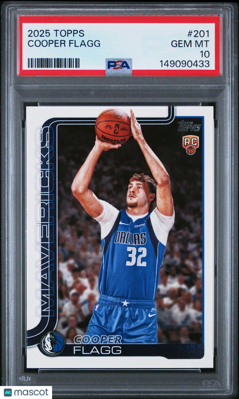 2025 Topps Cooper Flagg #201 PSA 10