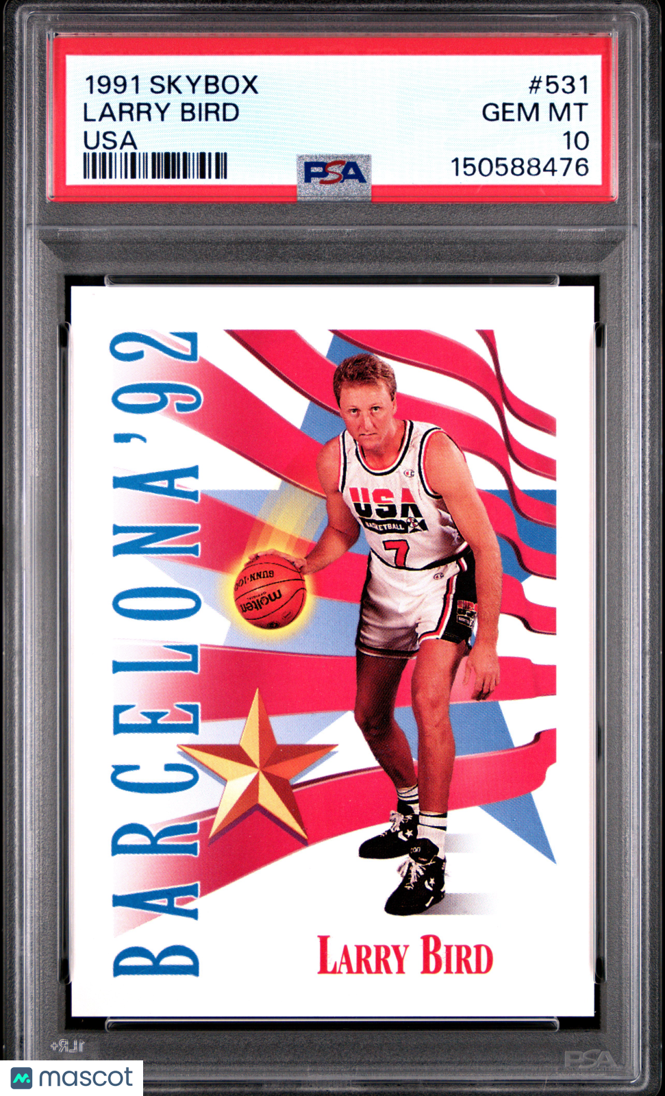 1991 Skybox Larry Bird #531 Usa PSA 10