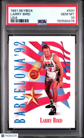 1991 Skybox Larry Bird #531 Usa PSA 10