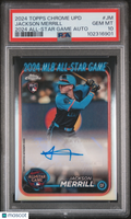 2024 Topps Chrome Update 2024 All-Star Game Jackson Merrill #JM PSA 10 Auto