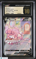 2021 Pokemon—Blissey V #183/198 SWSH06: Chilling Reign—Ultra Rare Holo CGC 10