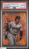 2024 Topps Chrome Update Celebracion Juan Soto #10 Orange Ref 07/25 PSA 10