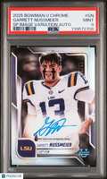 2025 Bowman Chrome SP Image Variations Garrett Nussmeier #GN PSA 9 Auto /25