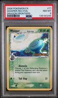 PSA 8 - 2006 POKEMON EX DRAGON FRONTIERS #71 WOOPER-REV.FOIL DRAGON FRONTIERS