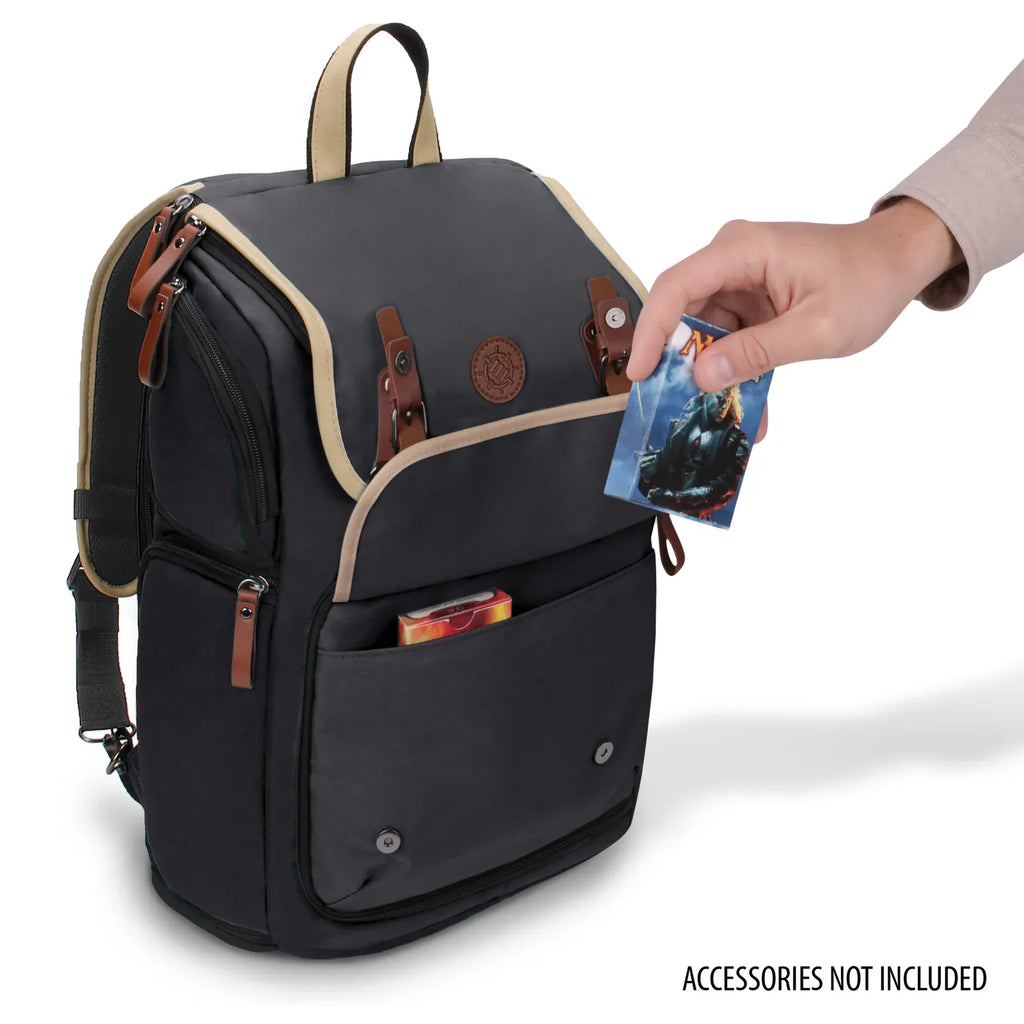 Enhance: Designer Edition Trading Card Storage Backpack - Black