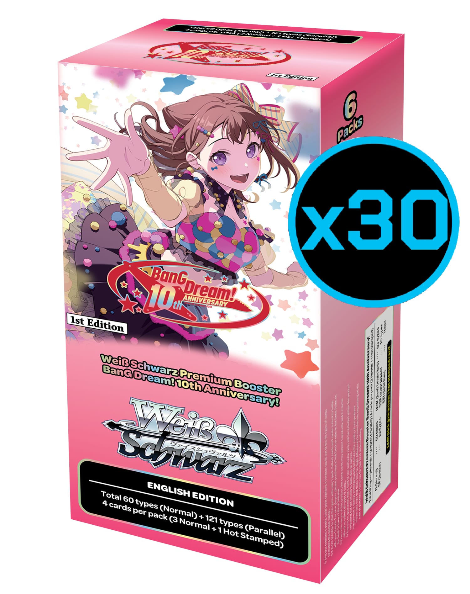Weiss Schwarz: BanG Dream! 10th Anniversary! - Booster-Display-Karton (Vorbestellung)