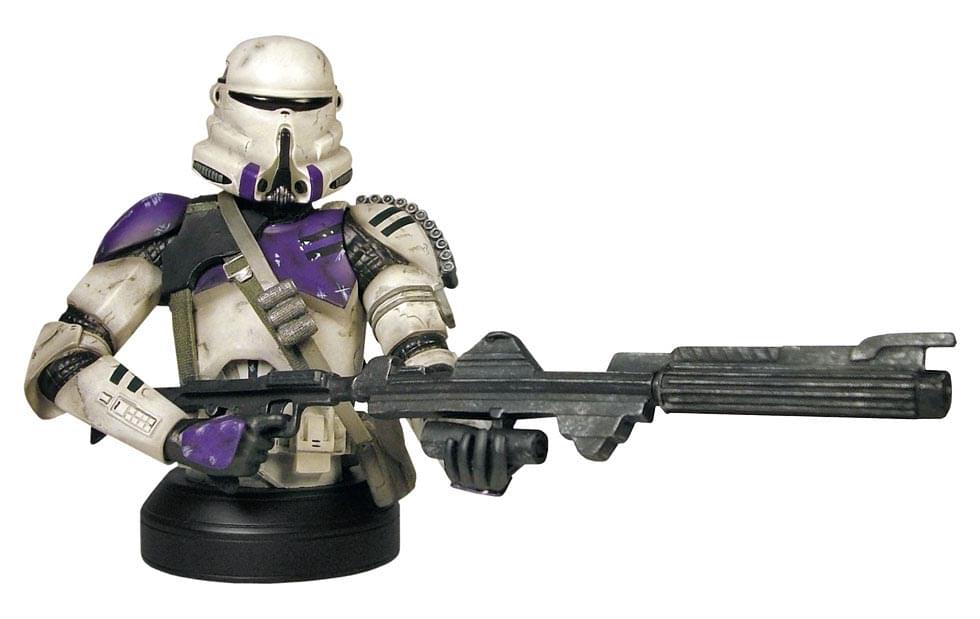 Star Wars Airborne Commander Mace Windu's Attack Battalion Mini Bust