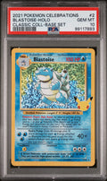 TURTOK-HOLO KLASSISCHE SAMMLUNG-BASIS-SET 2021 POKÉMON CELEBRATIONS KLASSISCHE SAMMLUNG PSA GEM MT 10