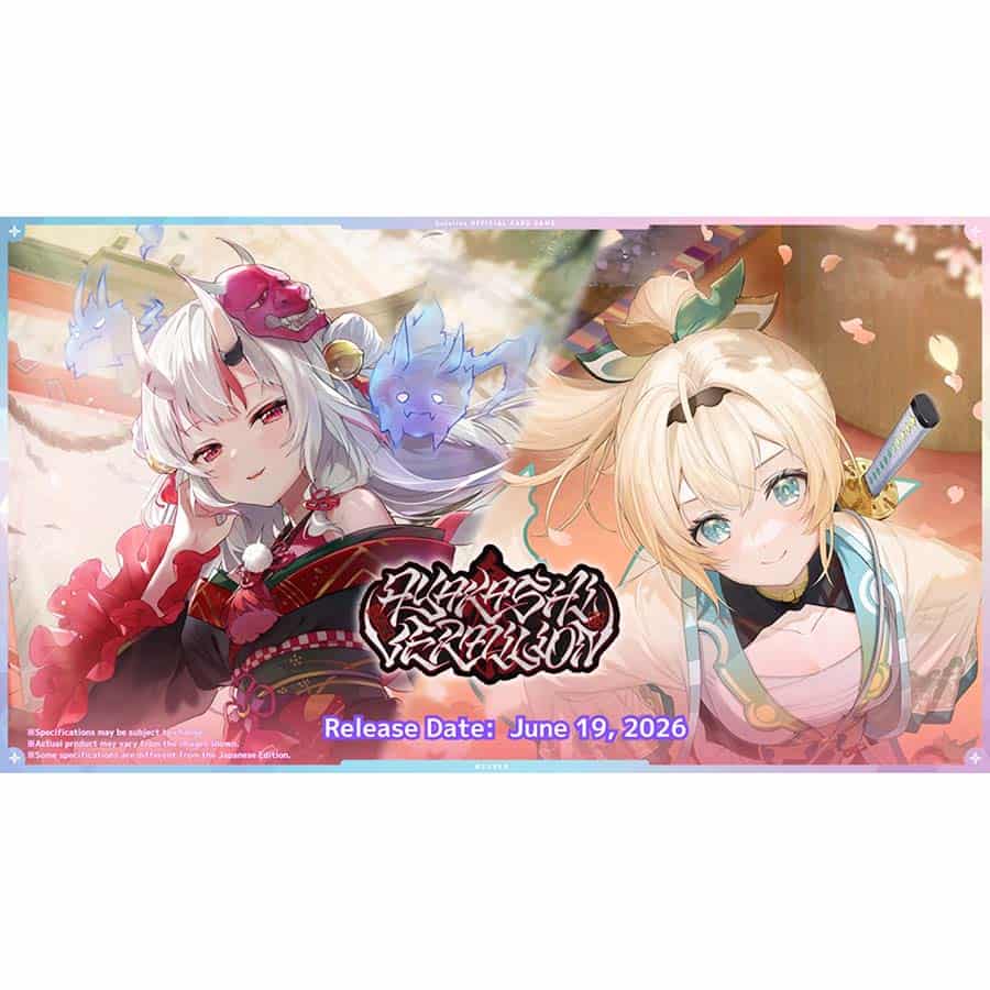 Hololive Official TCG: Ayakashi Vermillion (ENG) Booster [x12] Sealed Case