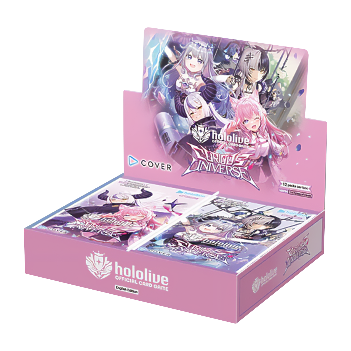 hololive Official Card Game - Curious Universe - Display Case (12x Booster Boxes)