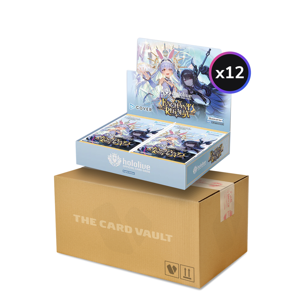 hololive Official Card Game - Enchant Regalia - Display Case (12x Booster Boxes)