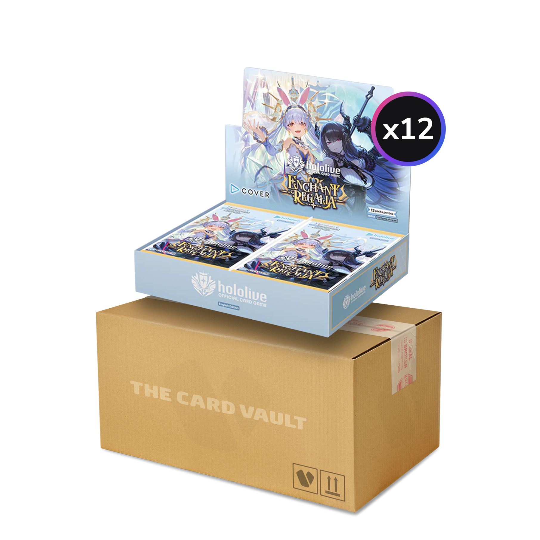 hololive Official Card Game - Enchant Regalia - Display Case (12x Booster Boxes)