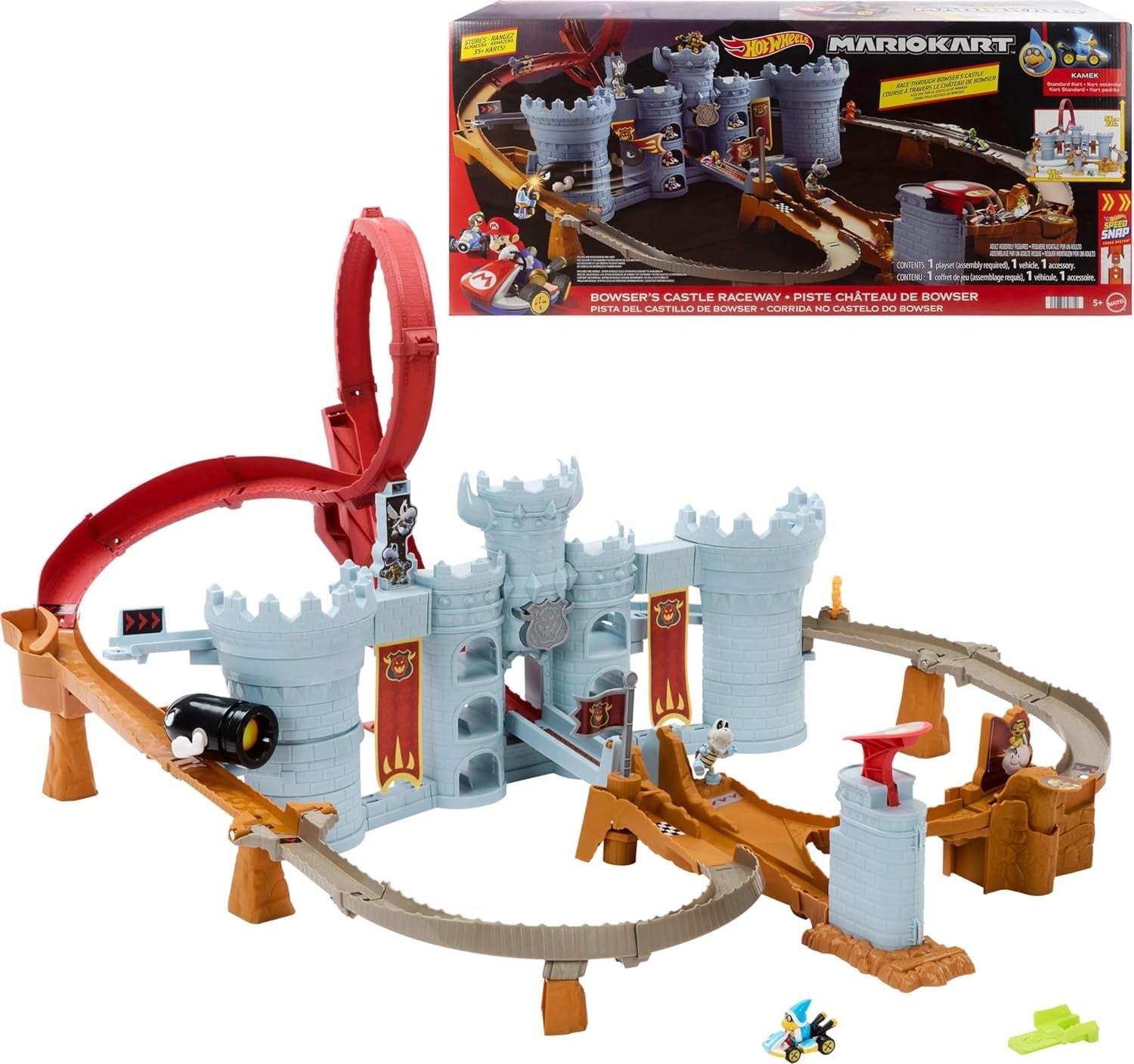 Hot Wheels: Mario Kart Bowser’s Castle Raceway