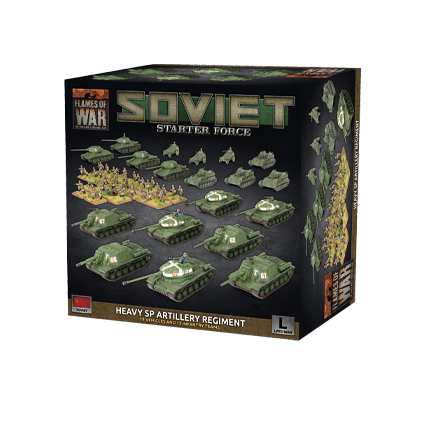 Flames of War Soviet LW Heavy SP Artillery Regiment Starter Force