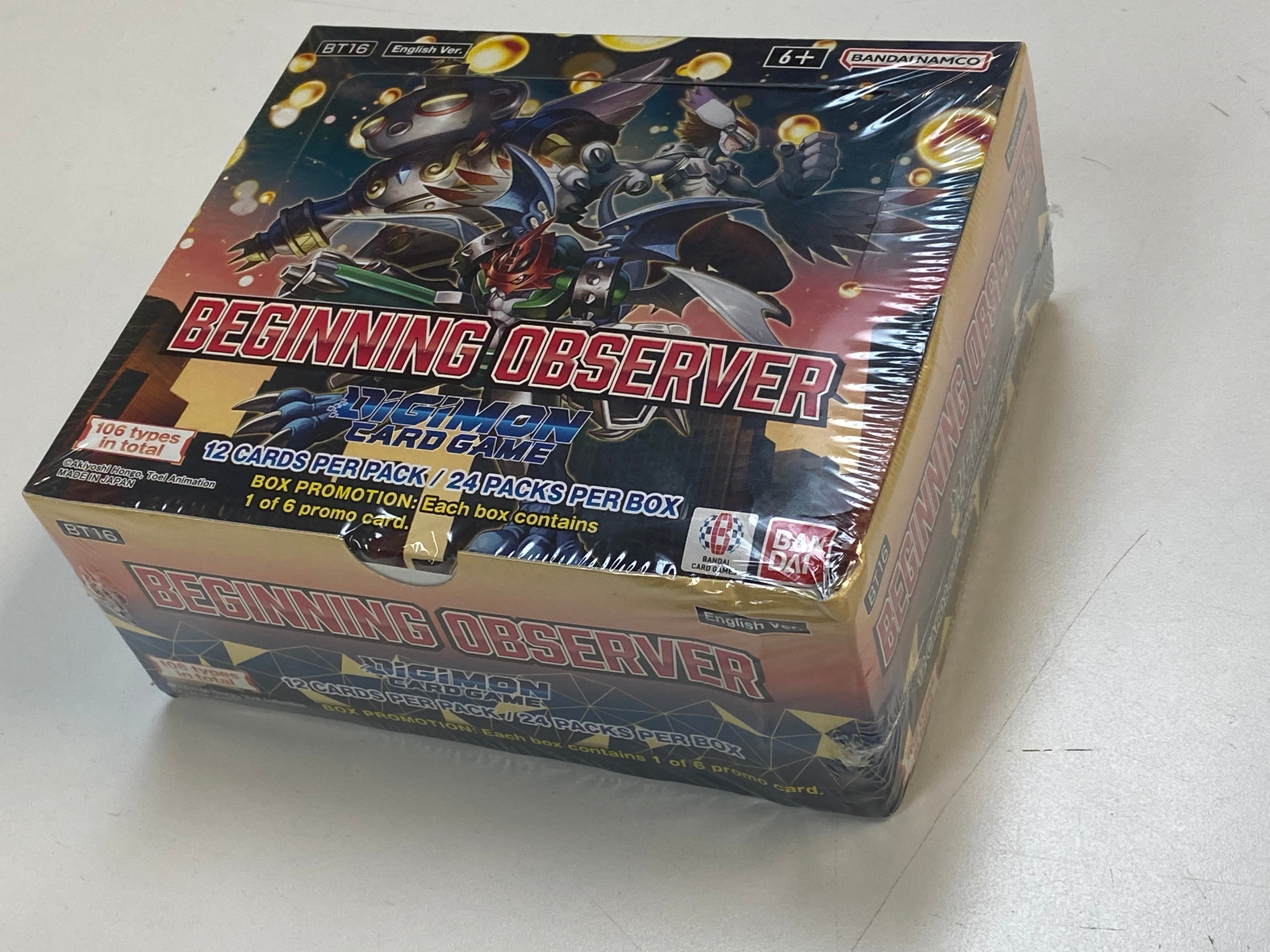 Bandai - Digimon - Beginning Observer - Trading Card Booster Box (DAMAGED SEE PHOTOS)