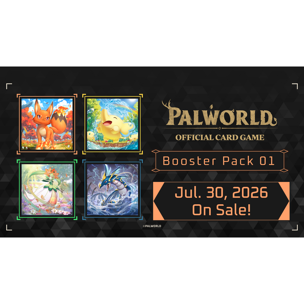 Palworld Official Card Game - Dawn of Palpagos - Display Case (12x Booster Boxes)