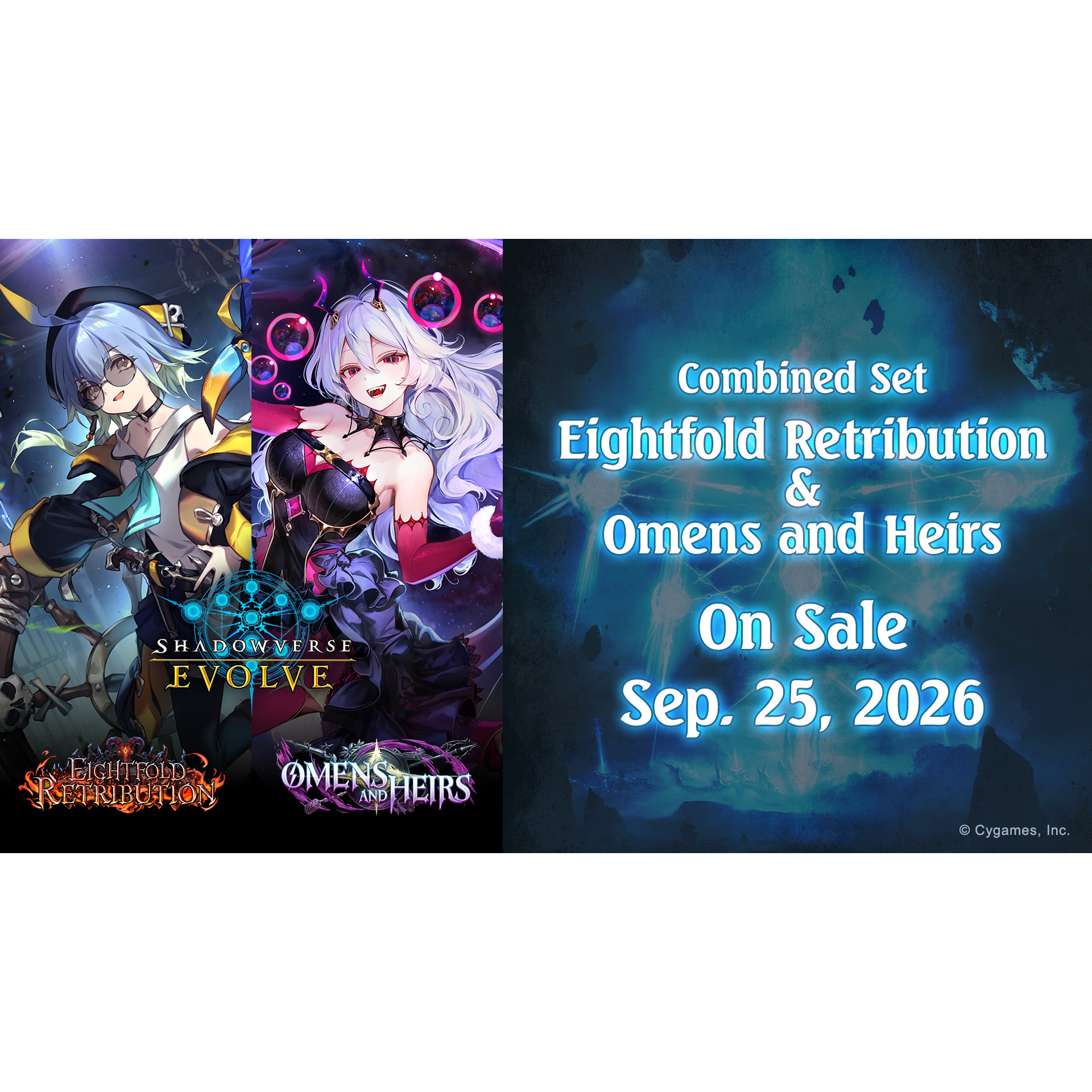 Shadowverse: Evolve - Combined Set 03 - Eightfold Retribution & Omens and Heirs - Display Case (20x Booster Boxes)