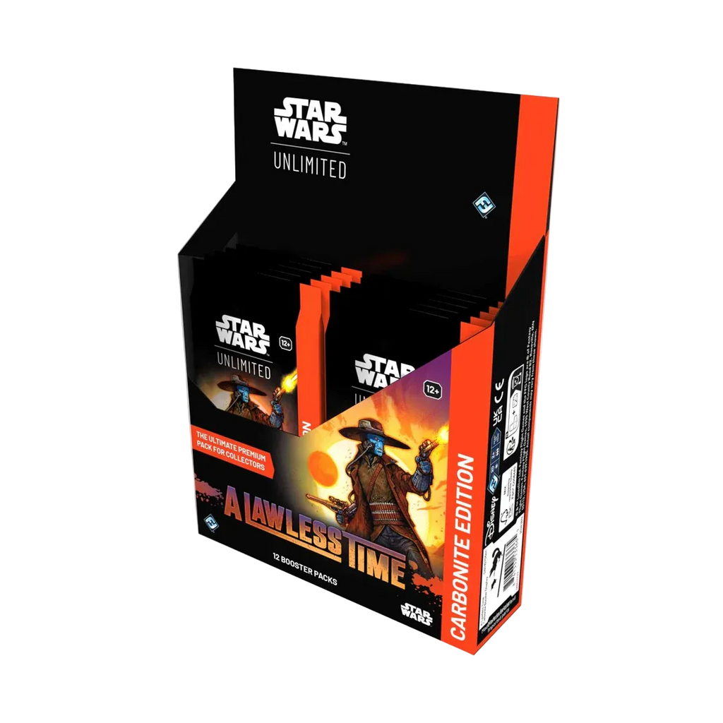 Star Wars: Unlimited - A Lawless Time - Carbonite Display Case (4x Carbonite Booster Boxes)