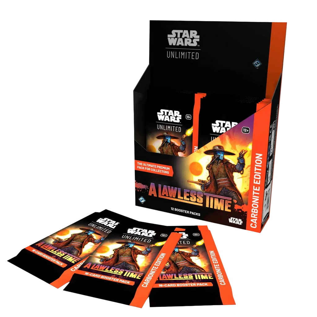 Star Wars: Unlimited - A Lawless Time - Carbonite Display Case (4x Carbonite Booster Boxes)