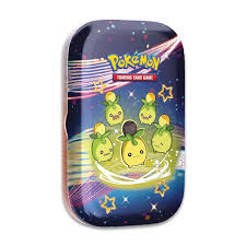 Pokémon TCG: Karmesin & Purpur—Paldeische Schicksale Mini-Tin – Olini (2 Boosterpacks, 1 Sticker & 1 Bildkarte)