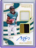 Brian Thomas Jr 2024 Panini Immaculate Collection Signature Patches Rookie #'d 20/25