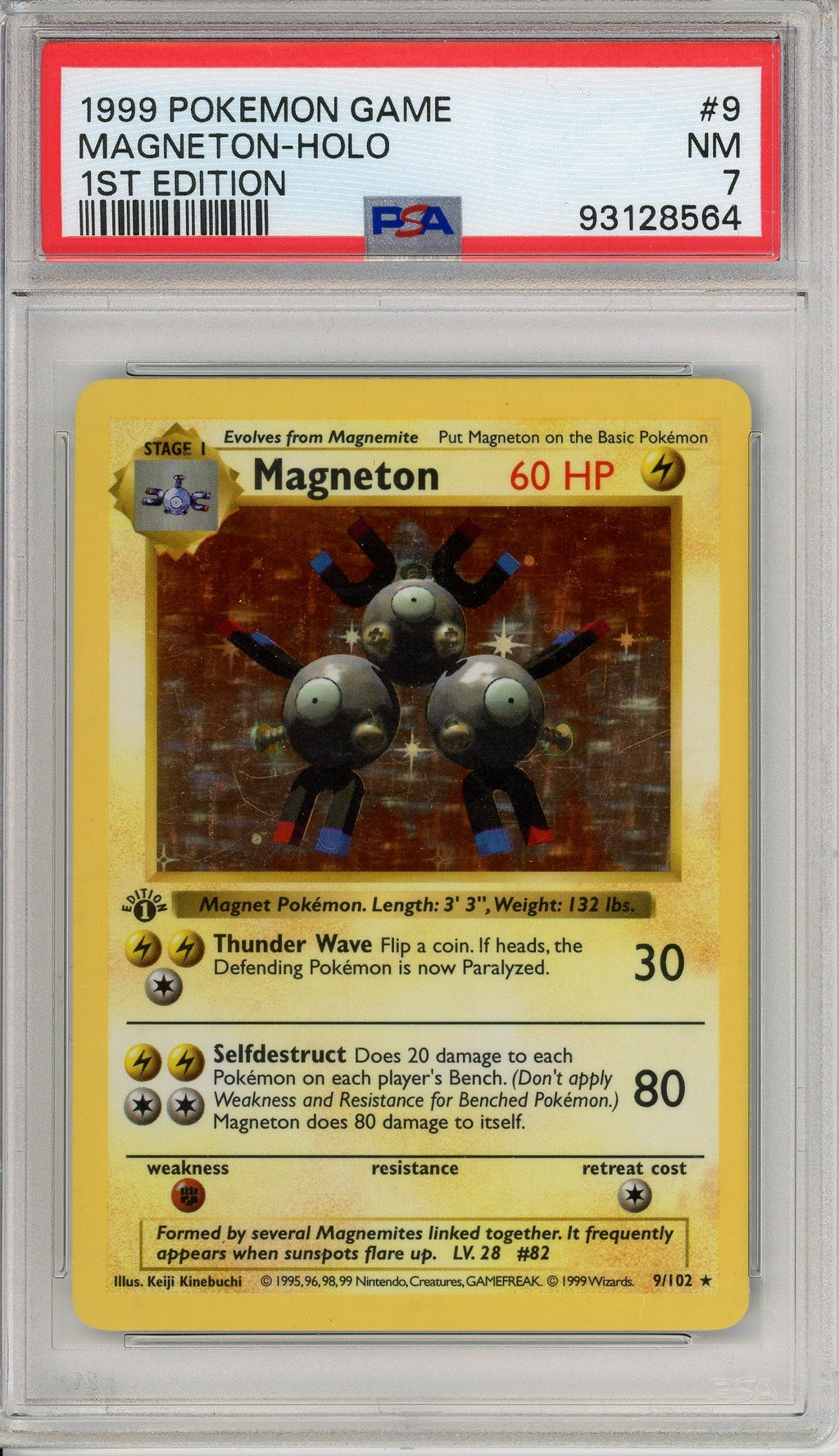 Pokemon Graded: Magneton PSA 7