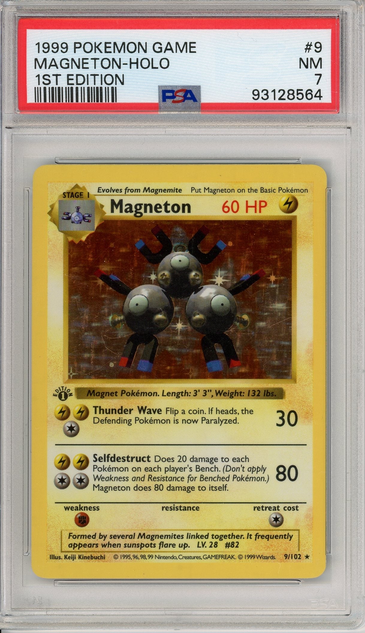 Pokemon Graded: Magneton PSA 7