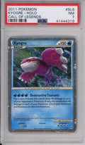 Pokemon Graded: Kyogre Holo PSA 7