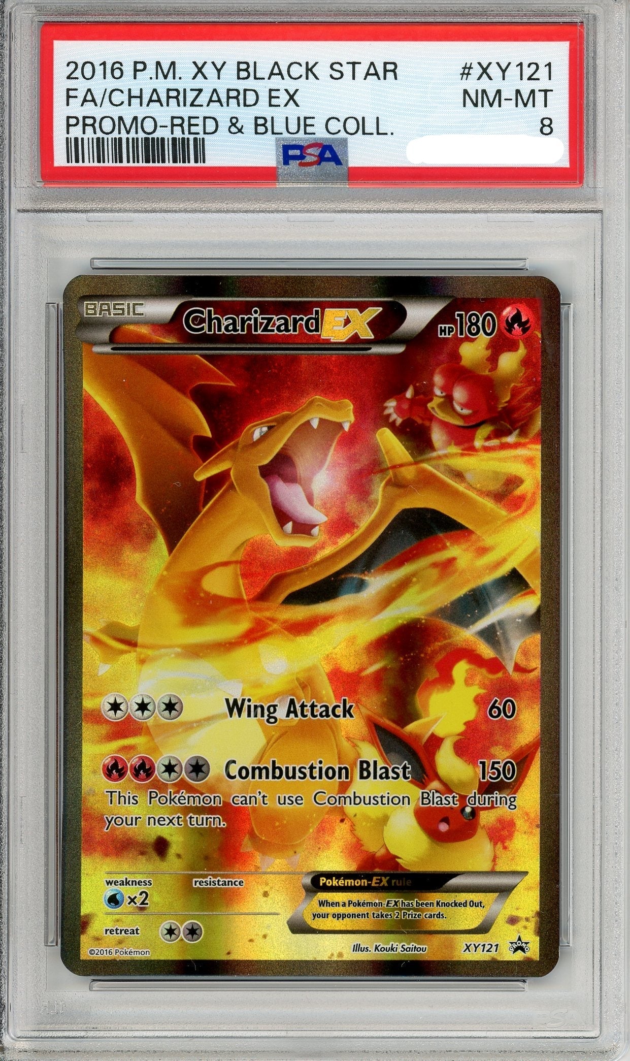 Pokemon Graded: Charizard EX PSA 8