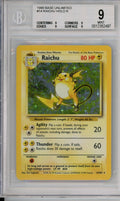 Pokemon Graded: Raichu Beckett 9