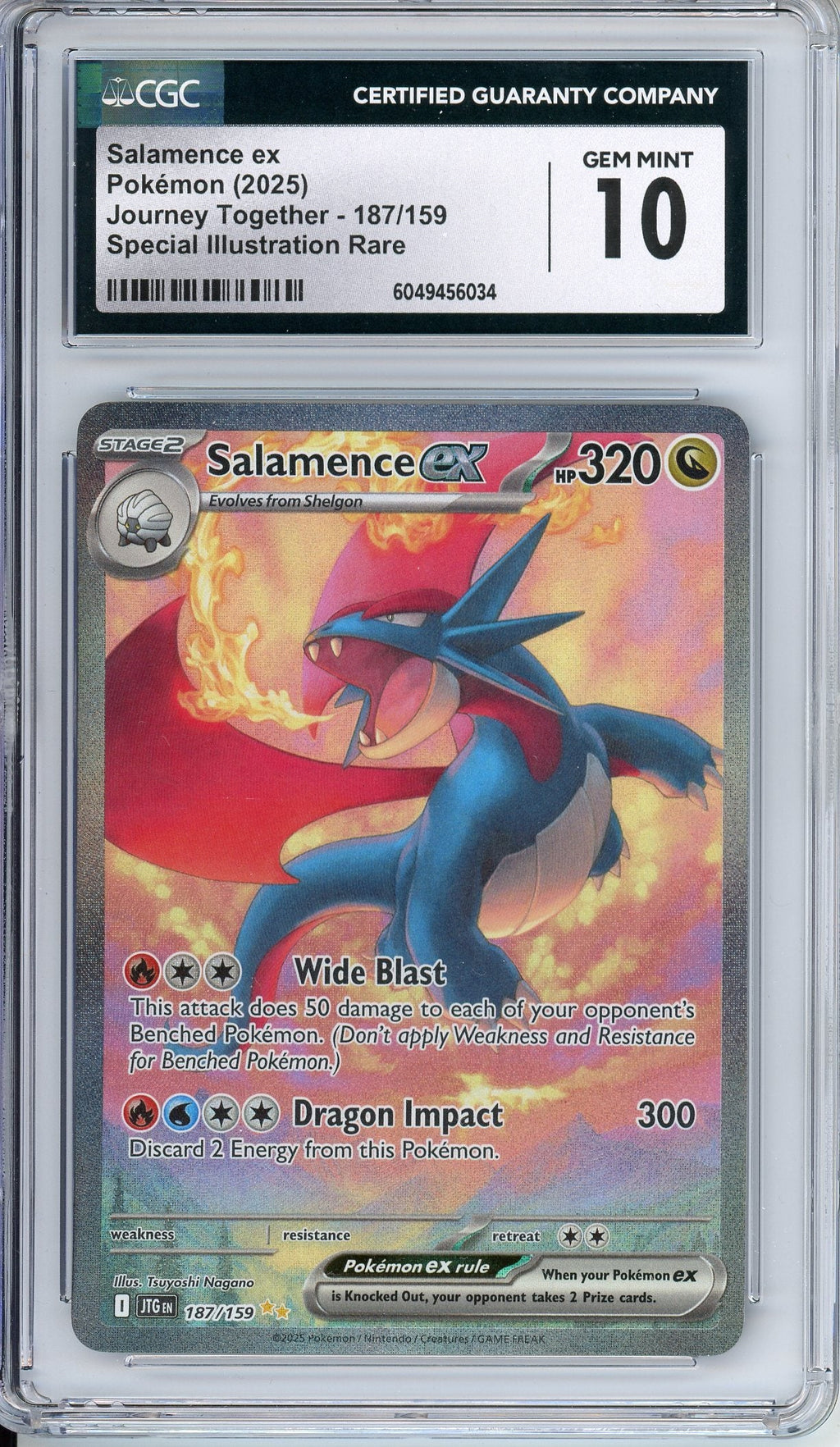 Pokemon Graded: Salamence ex CGC 10