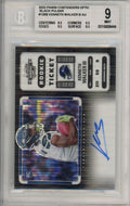 Kenneth Walker 2022 Panini Contenders Optic Black Pulsar Rookie Autograph #'d 2/8 BGS 9